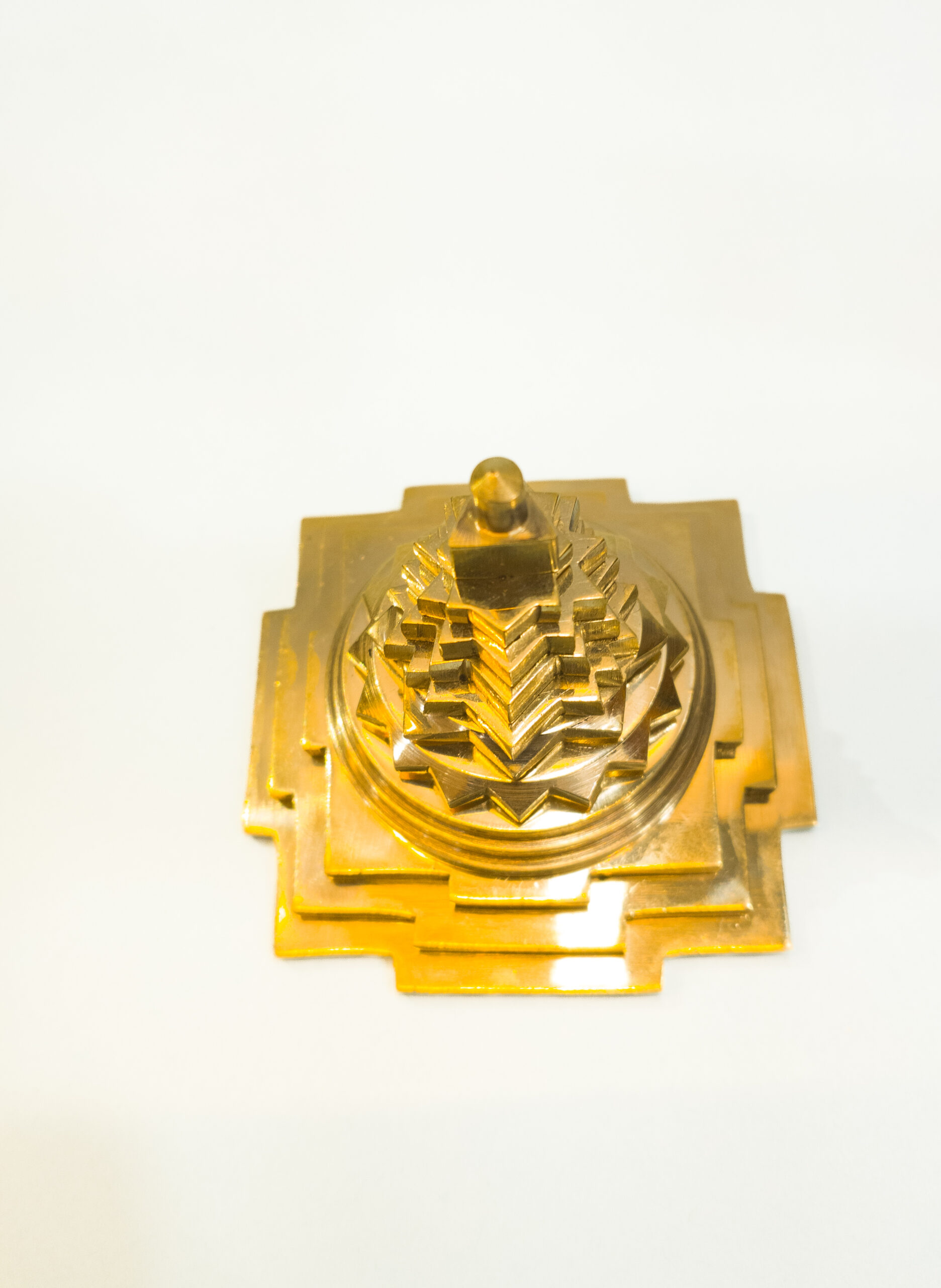 Divine Solid Brass Shree Yantra - Image 2